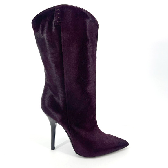 Lucchese Deep Purple Heeled Boots - Picture 3 of 12